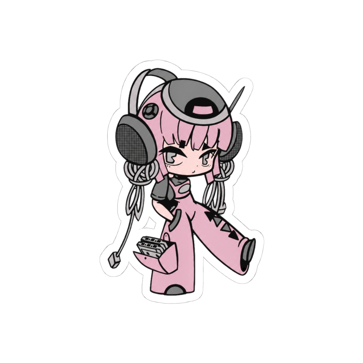 Boombox Sticker - alternate angle 1, merchandise