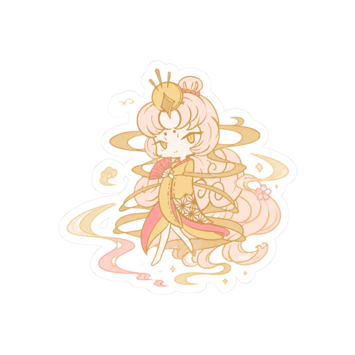 Amaterasu Sticker - alternate angle 3, merchandise