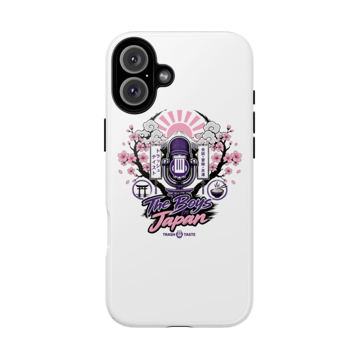 Trash Taste "The Boys in Japan" Phone Case - alternate angle 3, merchandise