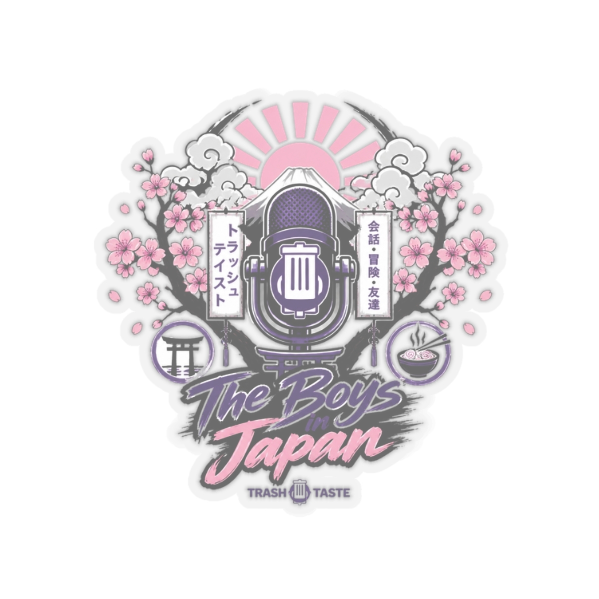 Trash Taste "The Boys in Japan" Sticker